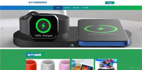 基于SpringBoot的電子產品質量監督系統設計與實現